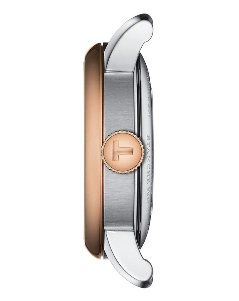 Tissot Le Locle Automatic Lady Mother of Pearl Dial Two Tone Steel Strap Watch For Women - T006.207.22.116.00 Buy Now By Tissot