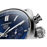 Tag Heuer Carrera Chronograph Blue Dial Silver Steel Strap Watch for Men - CBN2011.BA0642 Buy Now By Tag Heuer