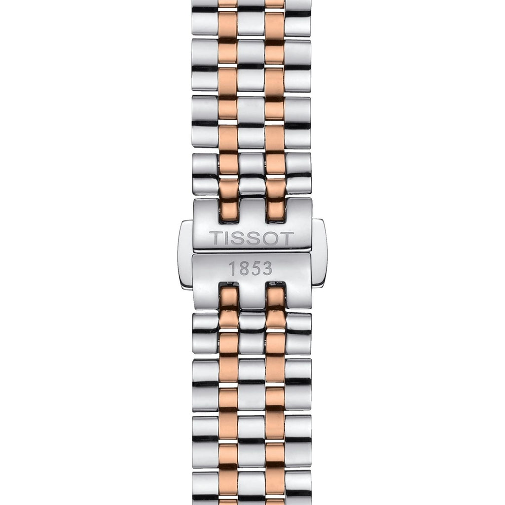 Tissot T Classic Carson Premium 30 White Dial Two Tone Steel Strap Watch for Women - T122.207.22.031.01 Buy Now By Tissot