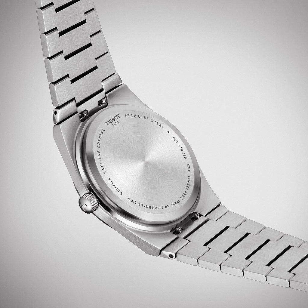 Tissot T Classic PRX Blue Dial Silver Steel Strap Watch For Men - T137.410.11.041.00 Buy Now By Tissot