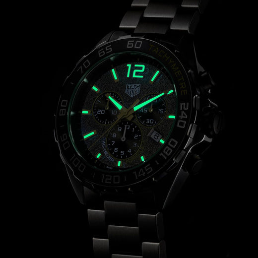 Tag Heuer Formula 1 Gulf Edition Chronograph Blue Dial Silver Steel Strap Watch for Men - CAZ101AT.BA0842 Buy Now By Tag Heuer