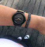 Michael Kors Kinley Silver Dial Black Steel Strap Watch for Women - MK5999 Buy Now By Michael Kors