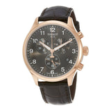 Tissot Chrono XL Black Dial Brown Leather Strap Watch For Men - T116.617.36.057.01 Buy Now By Tissot