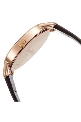 Calvin Klein Even Grey Dial Brown Leather Strap Watch for Women - K7B236G3 Buy Now By Calvin Klein