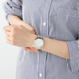 Daniel Wellington Iconic Link White Dial Silver Steel Strap Watch for Women - DW00100203 Buy Now By Daniel Wellington