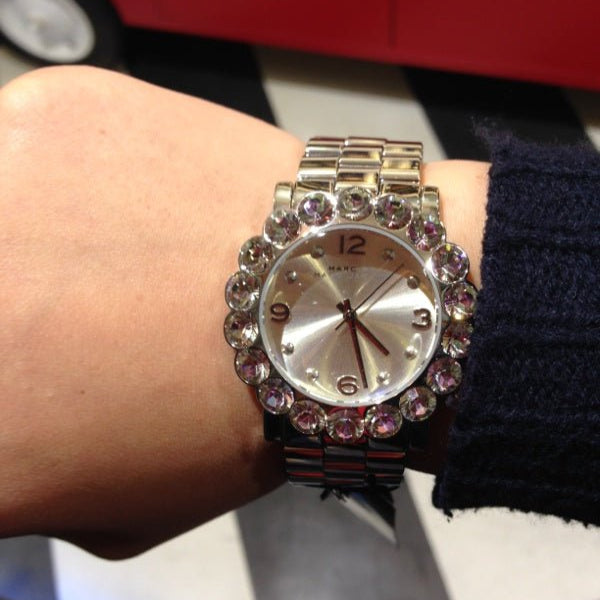 Marc Jacobs Amy Rose Gold Dial Rose Gold Steel Strap Watch for Women - MBM3223 Buy Now By Marc Jacobs