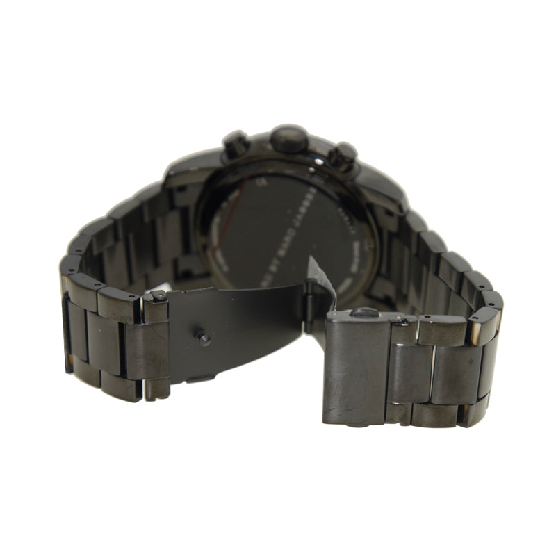 Marc Jacobs Larry Chronograph Black Dial Black Steel Strap Watch for Men - MBM5032 Buy Now By Marc Jacobs