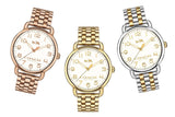 Coach Delancey Classic White Dial Gold Steel Strap Watch for Women - 14502261 Buy Now By Coach