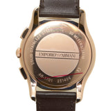 Emporio Armani Chronograph Brown Dial Brown Leather Strap Watch For Men - AR1701 Buy Now By Emporio Armani