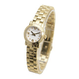Marc Jacobs Amy Dinky White Dial Gold Steel Strap Watch for Women - MBM3226 Buy Now By Marc Jacobs