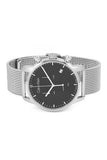 Calvin Klein City Chronograph Black Dial Silver Mesh Bracelet Watch for Men - K2G27121 Buy Now By Calvin Klein