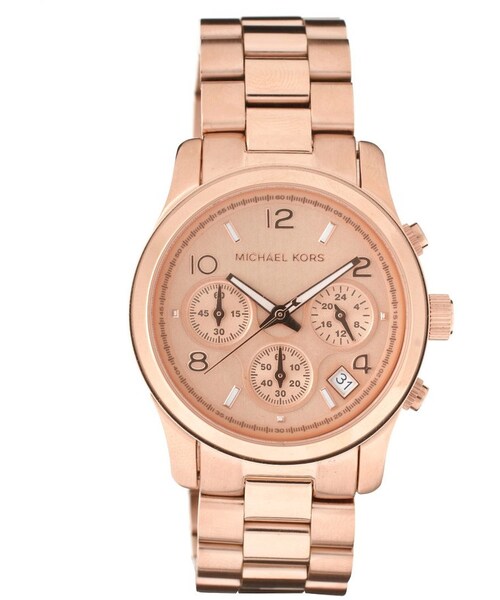 Michael Kors Runway Rose Gold Dial Rose Gold Steel Strap Watch for Women - MK5128 Buy Now By Michael Kors
