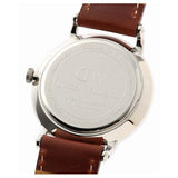Daniel Wellington Dapper St Mawes White Dial Brown Leather Strap Watch For Women - DW00100095 Buy Now By Daniel Wellington
