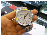 Tissot PRC 200 Chronograph White Dial Silver Steel Strap Watch For Men - T055.417.11.017.00 Buy Now By Tissot
