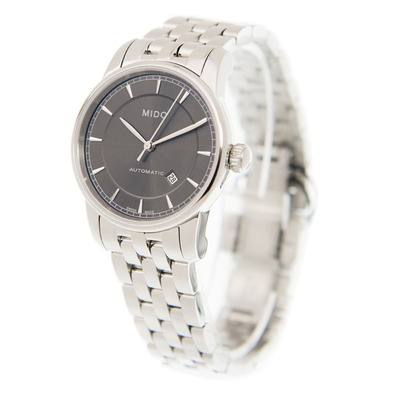 Mido Baroncelli III Automatic Grey Dial Silver Steel Strap Watch For Women - M7600.4.13.1 Buy Now By Mido
