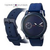 Tommy Hilfiger Denim Quartz Blue Dial Blue Rubber Strap Watch for Men - 1791325 Buy Now By Tommy Hilfiger