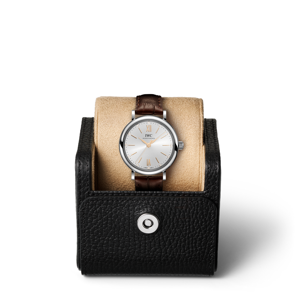 IWC Portofino Automatic Silver Dial Brown Leather Strap Watch for Women - IW357403 Buy Now By IWC