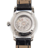 Mido Baroncelli III Automatic Silver Dial Black Leather Strap Watch For Women - M7600.4.21.4 Buy Now By Mido