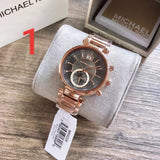 Michael Kors Sawyer Rose Gold Dial Rose Gold Steel Strap Watch for Women - MK6226 Buy Now By Michael Kors