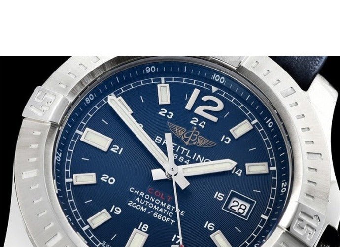 Breitling Colt Automatic 44mm Blue Dial Rubber Strap Mens Watch - A1738811-C906-157S Buy Now By Breitling