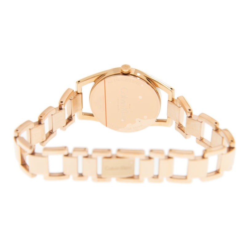 Calvin Klein Dainty Diamonds Silver Dial Rose Gold Steel Strap Watch for Women - K7L2364T Buy Now By Calvin Klein