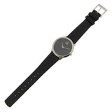 Calvin Klein Minimal Black Dial Black Leather Strap Watch for Men - K3M221CS Buy Now By Calvin Klein