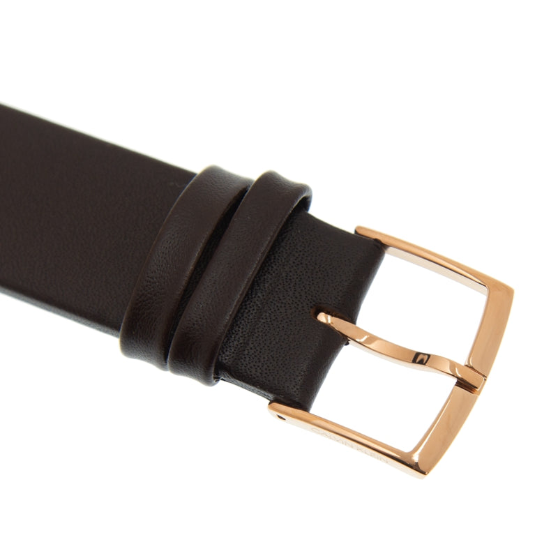 Calvin Klein Even Silver Dial Brown Leather Strap Watch for Men - K7B216G6 Buy Now By Calvin Klein