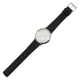 Calvin Klein Minimalist White Dial Black Leather Strap Watch for Men - K3M211C6 Buy Now By Calvin Klein