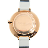 Calvin Klein Rise White Dial White Leather Strap Watch for Women - K7A236LH Buy Now By Calvin Klein
