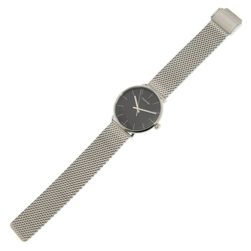Calvin Klein High Noon Black Dial Silver Mesh Bracelet Watch for Men - K8M21121 Buy Now By Calvin Klein