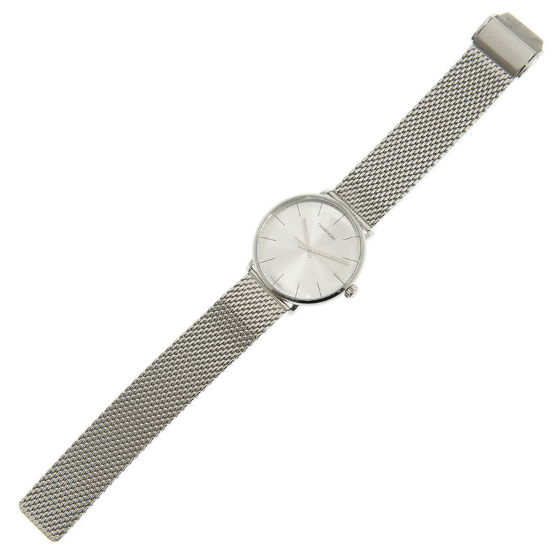 Calvin Klein White Dial Silver Mesh Bracelet Watch for Women - K8M21126 Buy Now By Calvin Klein