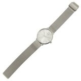 Calvin Klein White Dial Silver Mesh Bracelet Watch for Women - K8M21126 Buy Now By Calvin Klein