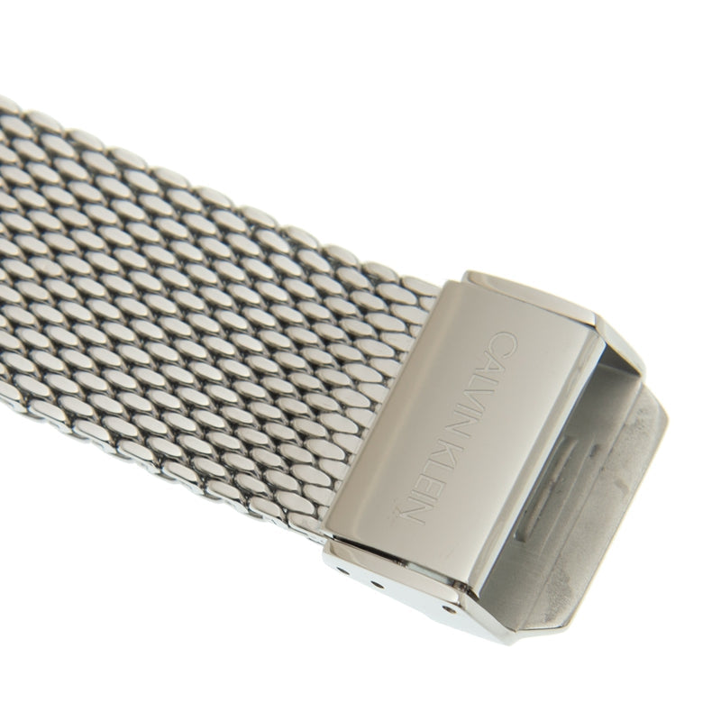 Calvin Klein White Dial Silver Mesh Bracelet Watch for Women - K8M21126 Buy Now By Calvin Klein