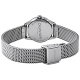 Calvin Klein Minimal Grey Dial Silver Mesh Bracelet Watch for Women - K3M2312X Buy Now By Calvin Klein