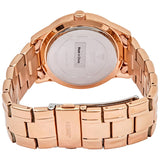 Guess Bedazzle Diamonds Silver Dial Rose Gold Steel Strap Watch For Women - W1097L3 Buy Now By Guess