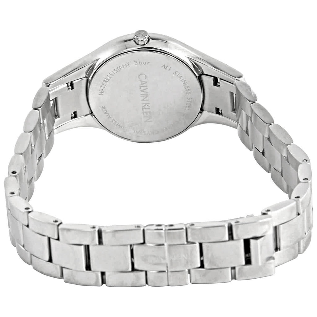 Calvin Klein Simplicity Black Dial Silver Steel Strap Watch for Women - K4323130 Buy Now By Calvin Klein