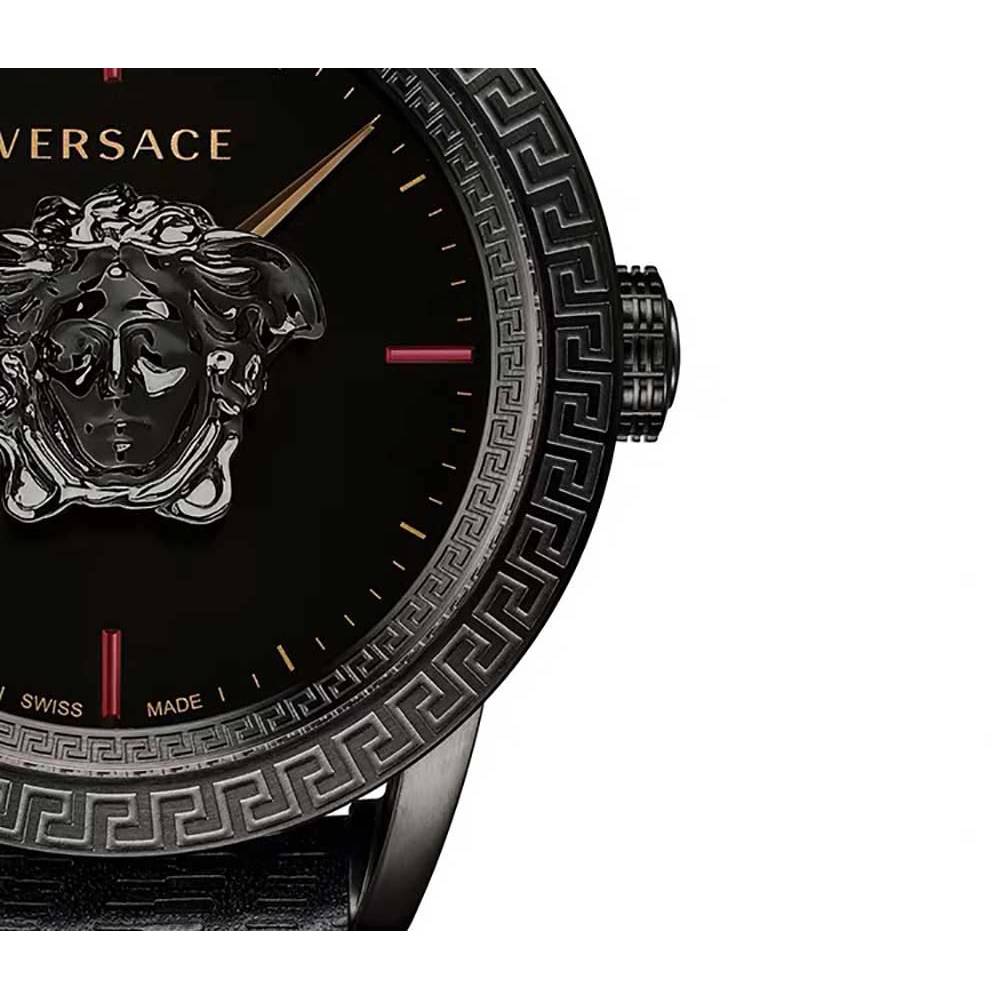 Versace Palazzo Empire Blue Dial Blue Leather Strap Watch for Men - VERD00118 Buy Now By Versace