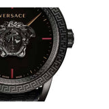Versace Palazzo Empire Blue Dial Blue Leather Strap Watch for Men - VERD00118 Buy Now By Versace