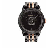 Versace Palazzo Empire Black Dial Two Tone Steel Strap Watch for Men - VERD00618 Buy Now By Versace