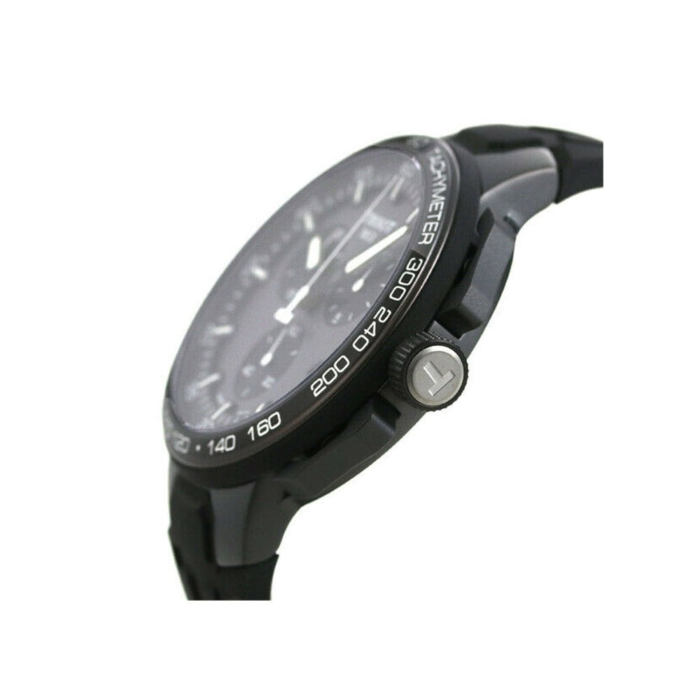 Tissot T Race Cycling Chronograph Black Dial Black Rubber Strap Watch For Men - T111.417.37.441.03 Buy Now By Tissot