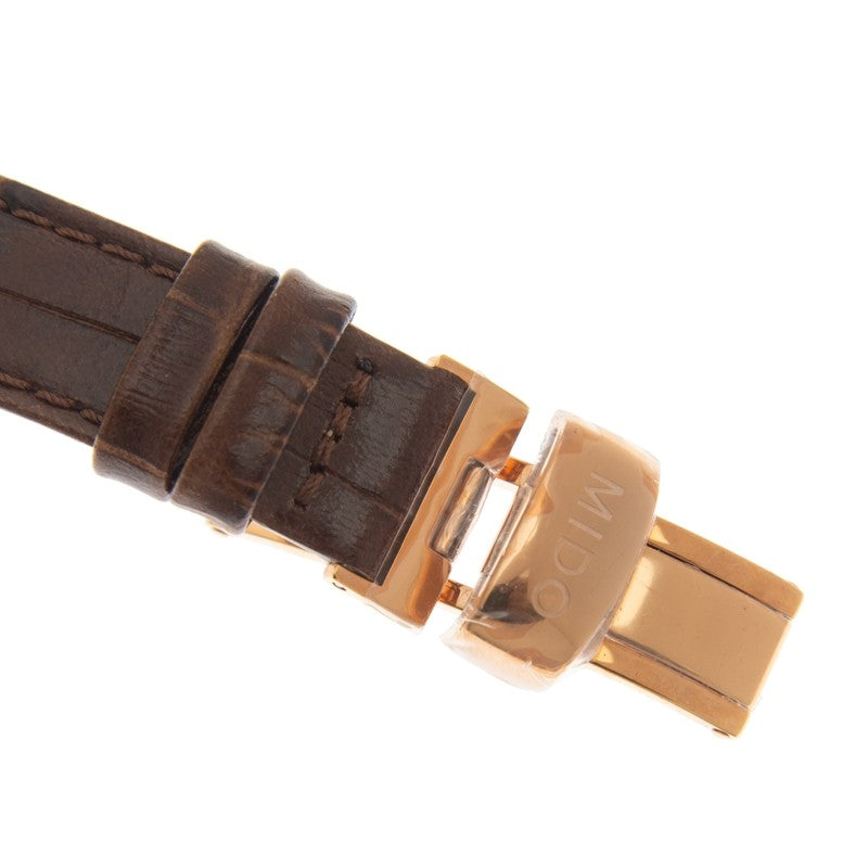 Mido Baroncelli Automatic Midnight Blue Dial Brown Leather Strap Watch For Women - M7600.3.65.8 Buy Now By Mido