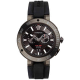 Versace V Extreme Chronograph Black Tone Dial Black Rubber Strap Watch for Men - VCN020017 Buy Now By Versace