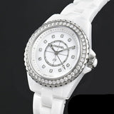 Chanel J12 Quartz Diamonds White Dial White Steel Strap Watch for Women - J12 H6418 Buy Now By Chanel