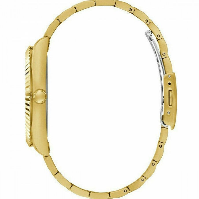 Guess Luna White Dial Gold Steel Strap Watch for Women - GW0308L2 Buy Now By Guess