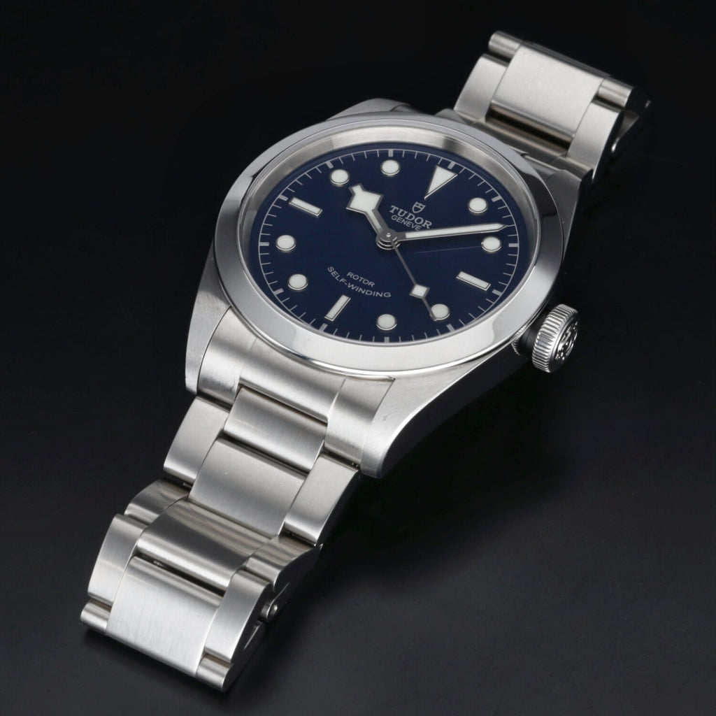 Tudor Black Bay Automatic Blue Dial Silver Steel Strap Watch for Men - M79540-0004 Buy Now By Tudor