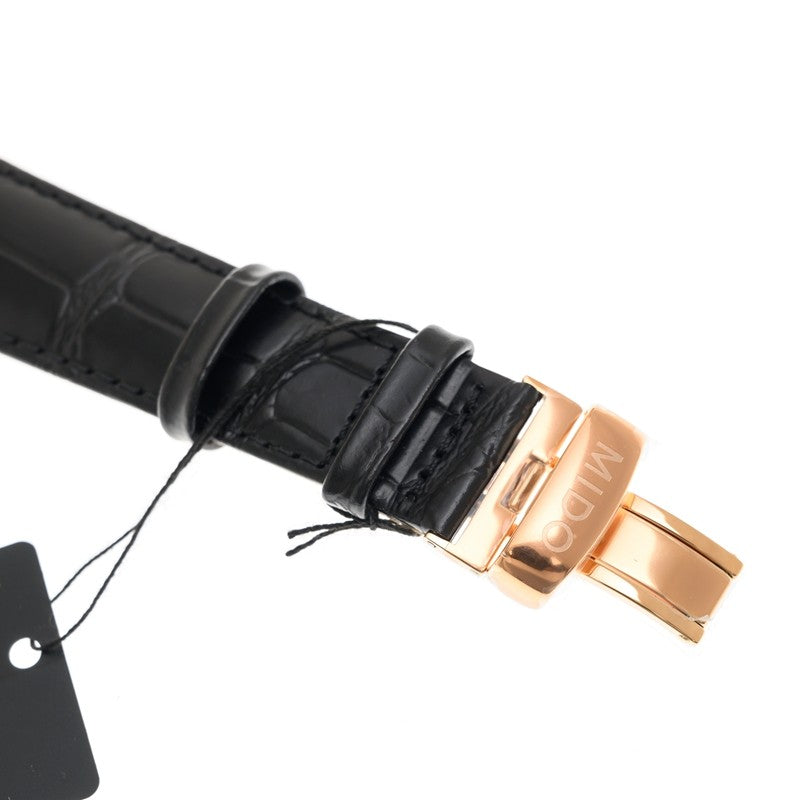 Mido Commander Automatic Black Dial Black Leather Strap Watch For Men - M021.407.36.411.00 Buy Now By Mido