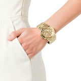 Michael Kors Dylan Gold Dial Gold Steel Strap Watch for Women - MK5313 Buy Now By Michael Kors