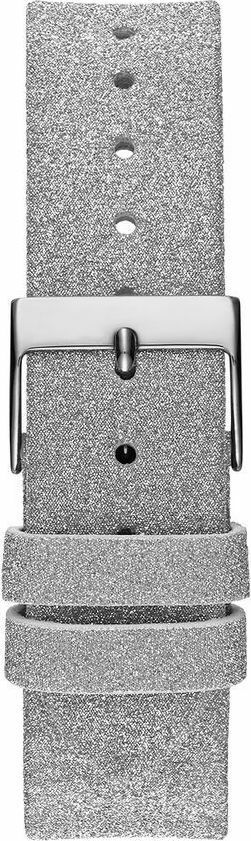 Guess Sparkle Butterfly White Dial Silver Leather Strap Watch For Women - GW0008L1 Buy Now By Guess