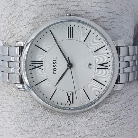 Fossil Jacqueline White Dial Silver Steel Strap Watch for Women - ES3698 Buy Now By Fossil