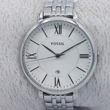 Fossil Jacqueline White Dial Silver Steel Strap Watch for Women - ES3698 Buy Now By Fossil